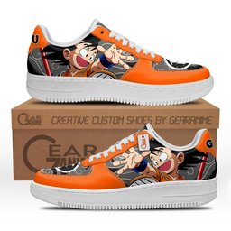 Goku Kid Force Low-Top Leather Sneakers -  Dragon Ball Z - Angle 1