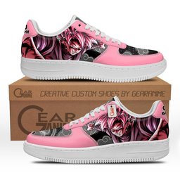 Goku Black Rose Force Low-Top Leather Sneakers -  Dragon Ball Z - Angle 1