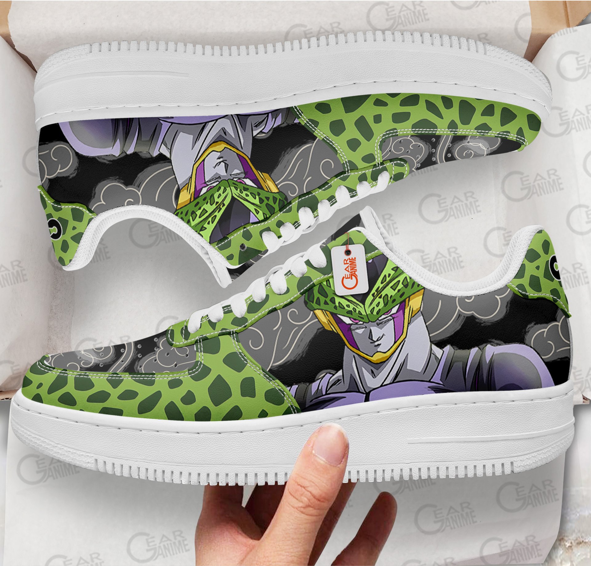 Perfect Cell Force Low-Top Leather Sneakers -  Dragon Ball Z - Angle 2