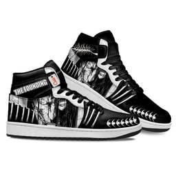 Eren Founding Titan High-Top Leather Sneakers Custom Name -  attack on titan - Angle 5