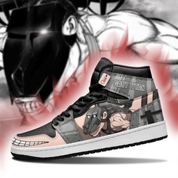 Cart Titan High-Top Leather Sneakers Custom Name -  attack on titan - Angle 5
