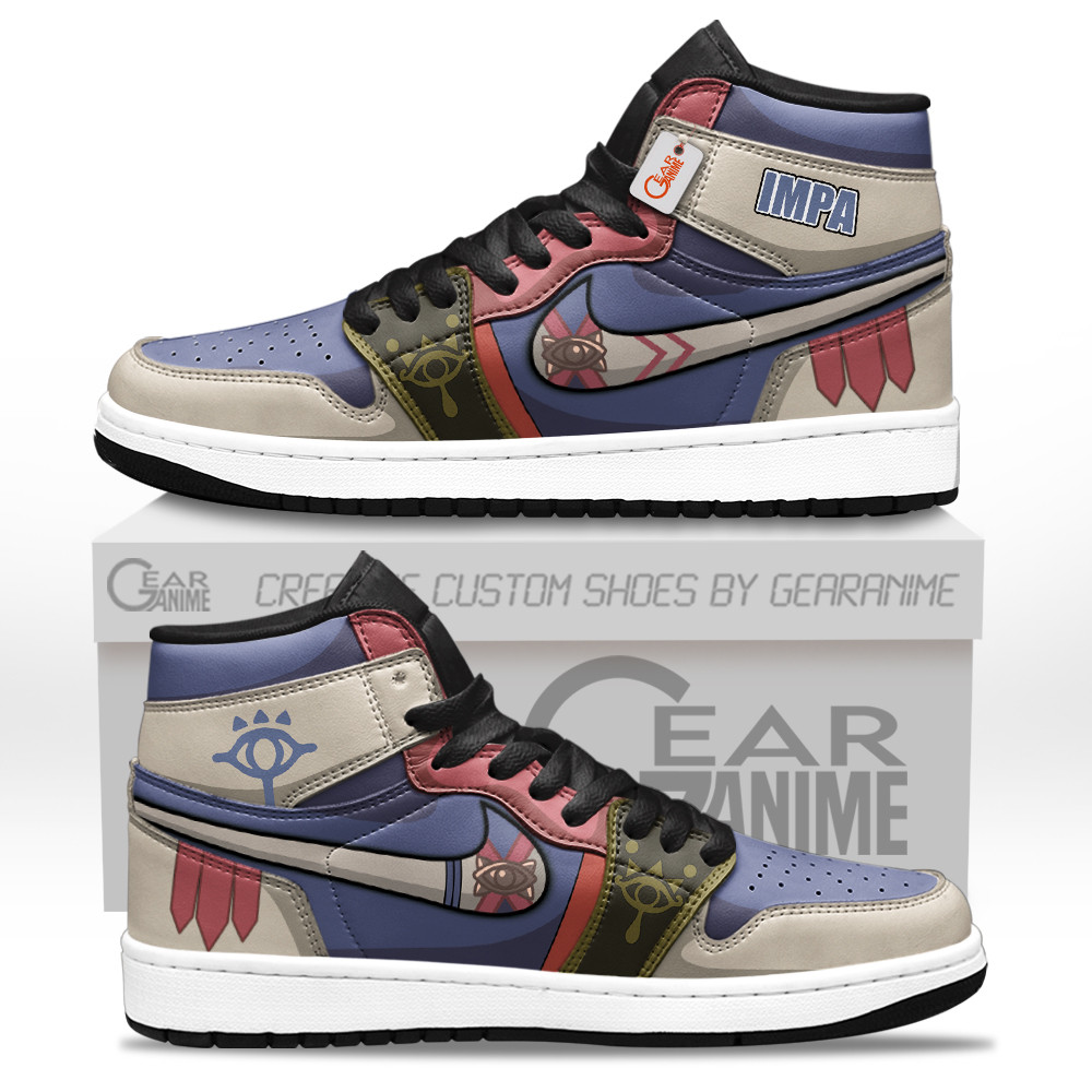 Impa J1-Sneakers Zelda Games Custom Shoes GearAnime.com