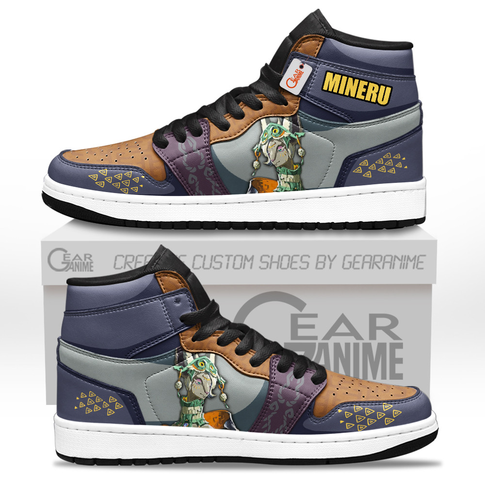Mineru J1-Sneakers Zelda Games Custom Shoes GearAnime.com