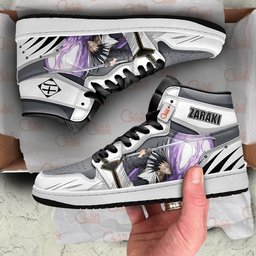 Zaraki Kenpachi High-Top Leather Sneakers Custom Name -  Bleach - Angle 2