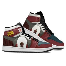 Turbo Granny High-Top Leather Sneakers Custom Name -  Dandadan - Angle 3
