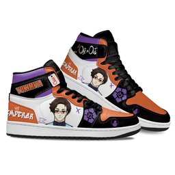 Kenyu Yukimiya High-Top Leather Sneakers Custom Name -  Blue Lock - Angle 3