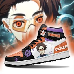 Kenyu Yukimiya High-Top Leather Sneakers Custom Name -  Blue Lock - Angle 5