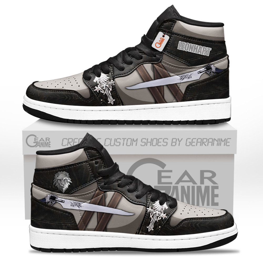 Squall Leonhart Shoes Games Custom J1-Sneakers GearAnime.com