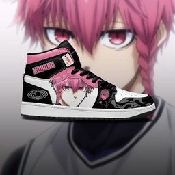 Ranze Kurona High-Top Leather Sneakers Custom Name -  Blue Lock - Angle 4