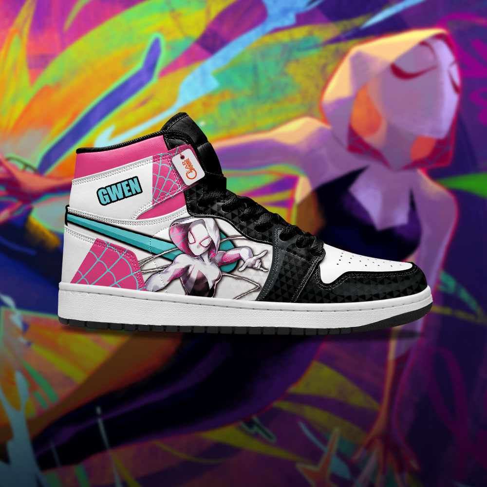 Gwen Stacy J1-Sneakers Personalized Movies Collection GearAnime.com