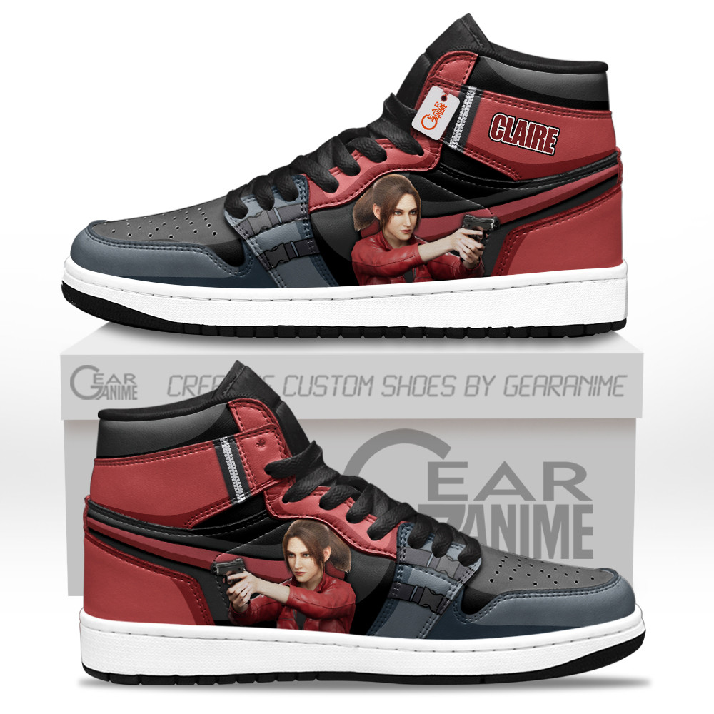 Claire Redfield J1-Sneakers Games Collection Personalized GearAnime.com