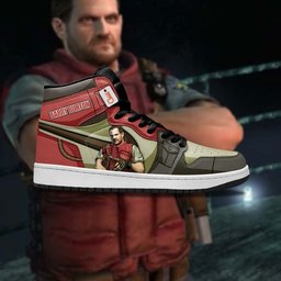 Barry Burton J1-Sneakers Games Collection Personalized GearAnime.com