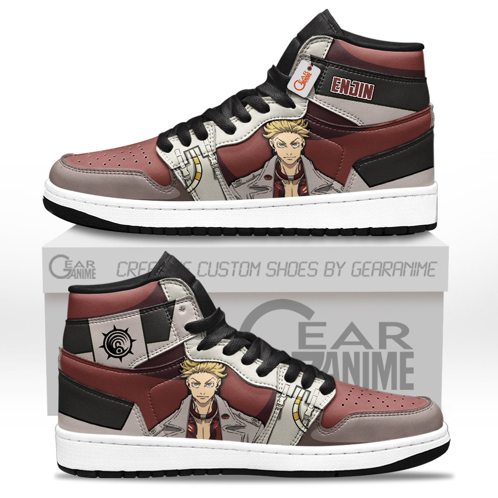 Gachiakuta Enjin High-top Leather Sneakers
