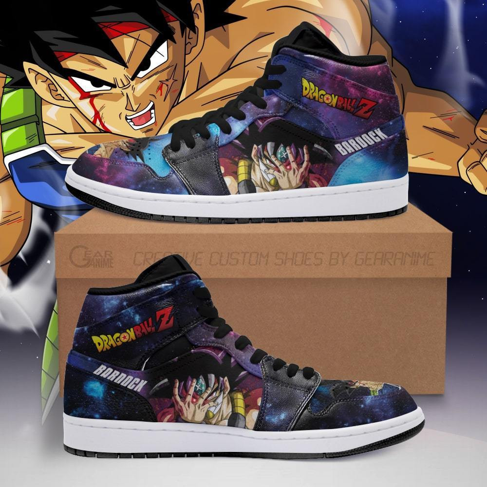 Bardock Sneakers Galaxy Custom Dragon Ball Anime Shoes -  Dragon Ball Z - Angle 1