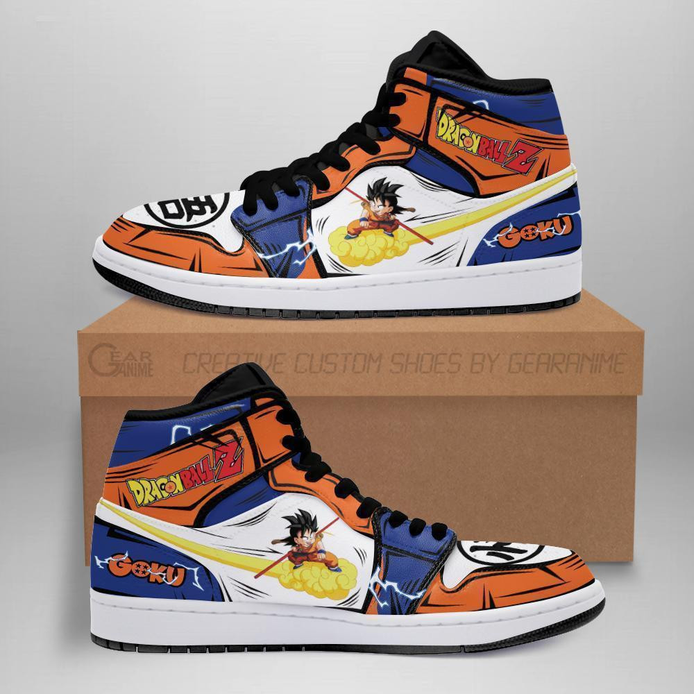 Kintoun Goku Sneakers Flying Nimbus Anime Dragon Ball Shoes -  Dragon Ball Z - Angle 1