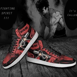 Metal Bat Sneakers One Punch Man Anime Custom Shoes -  One Punch Man - Angle 5