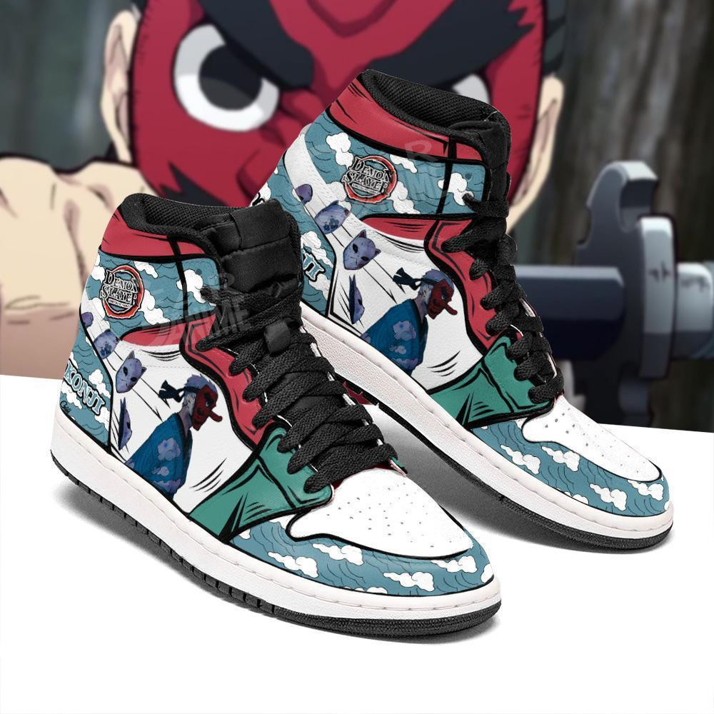 Sakonji Urokodaki Sneakers Anime Shoes -  Demon Slayer: Kimetsu no Yaiba - Angle 2