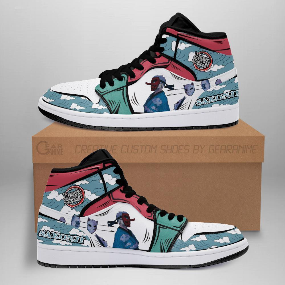 Sakonji Urokodaki Sneakers Anime Shoes -  Demon Slayer: Kimetsu no Yaiba - Angle 1