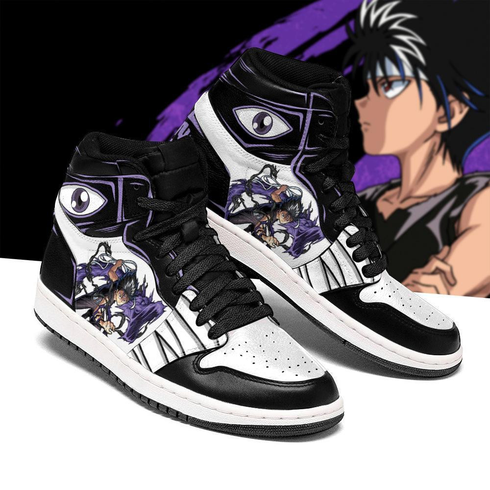 Yu Yu Hakusho Hiei Sneakers Custom Anime Shoes - 2 - GearAnime