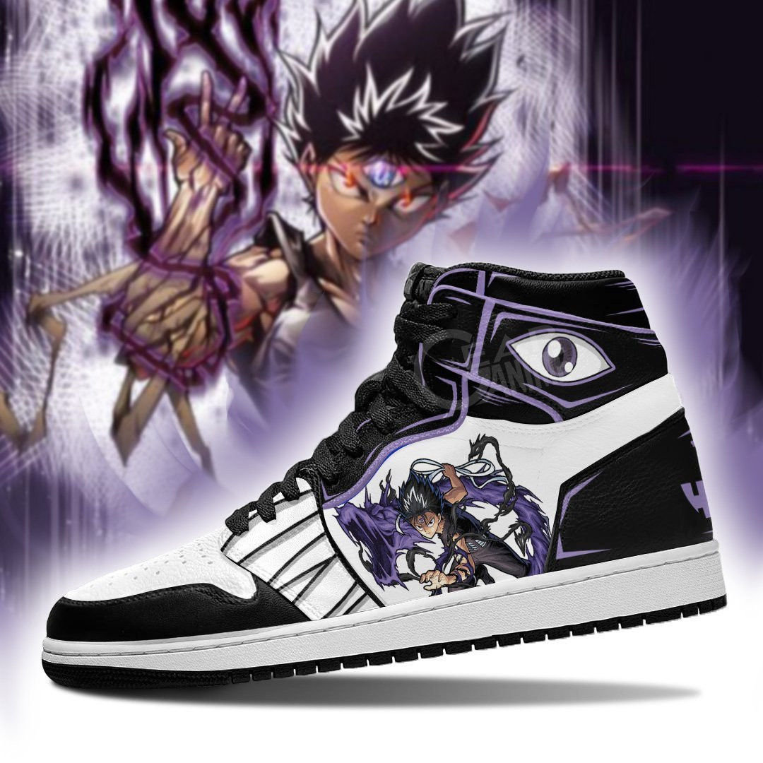 Yu Yu Hakusho Hiei Sneakers Custom Anime Shoes - 3 - GearAnime