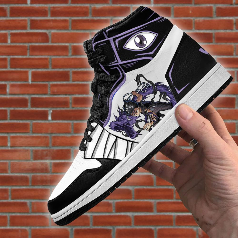 Yu Yu Hakusho Hiei Sneakers Custom Anime Shoes - 4 - GearAnime