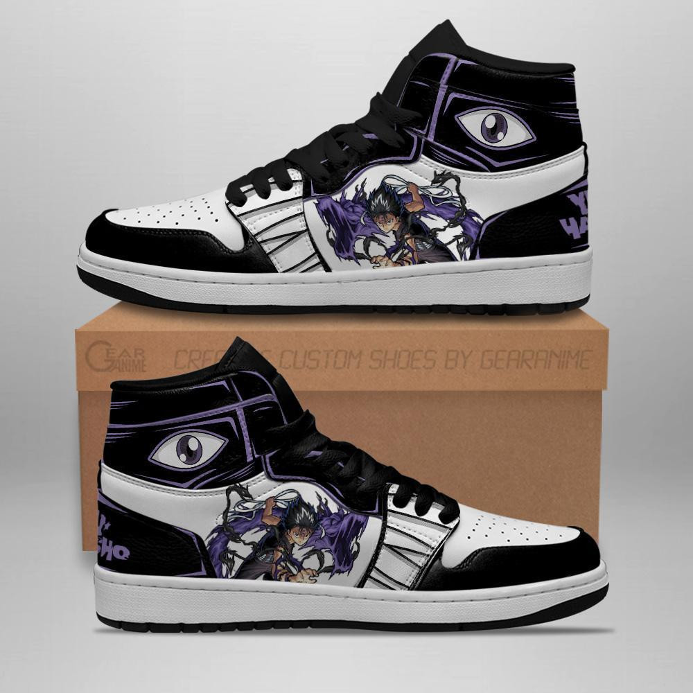 Yu Yu Hakusho Hiei Sneakers Custom Anime Shoes - 1 - GearAnime