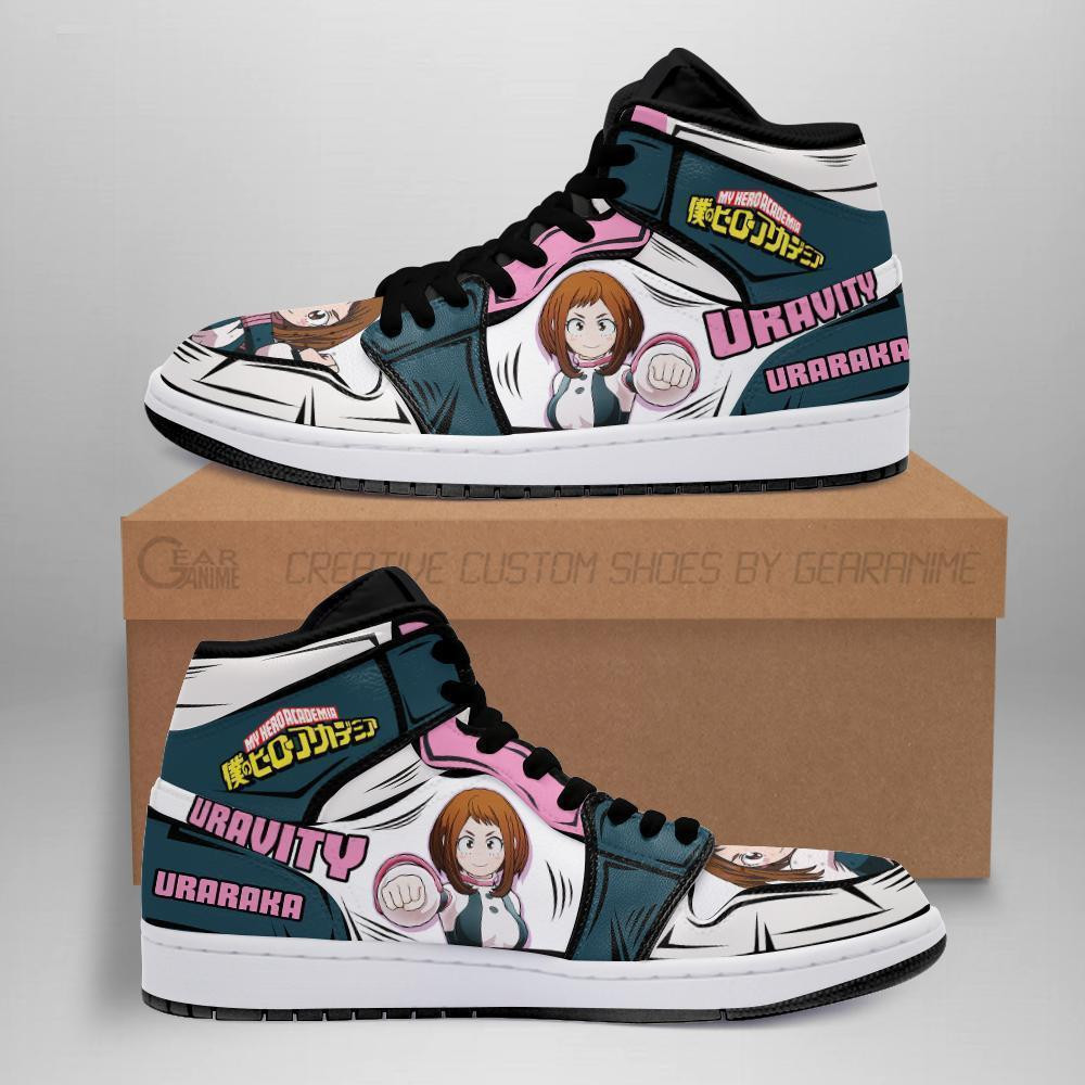 Ochaco Uraraka Sneakers Anime Uravity Shoes -  My Hero Academia - Angle 1