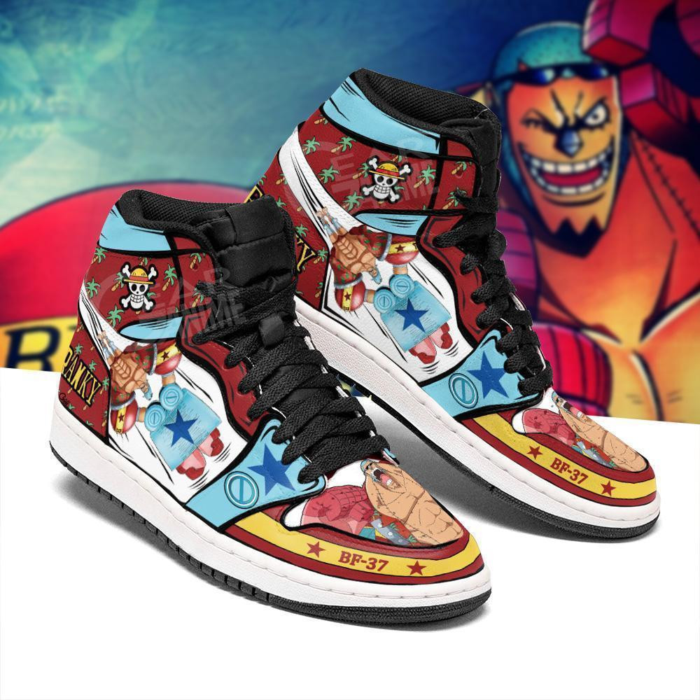 Super Franky J1s Sneakers One Piece Anime Shoes -  One Piece - Angle 2