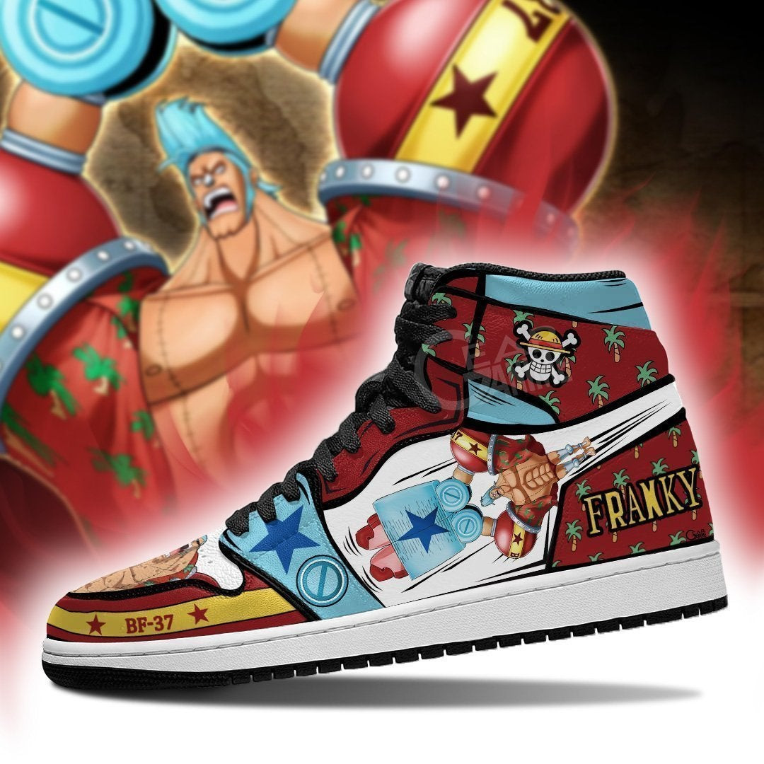 Super Franky J1s Sneakers One Piece Anime Shoes -  One Piece - Angle 3