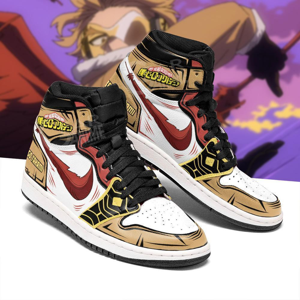 Keigo Takami Hawks Hero J1s Sneakers -  My Hero Academia - Angle 1