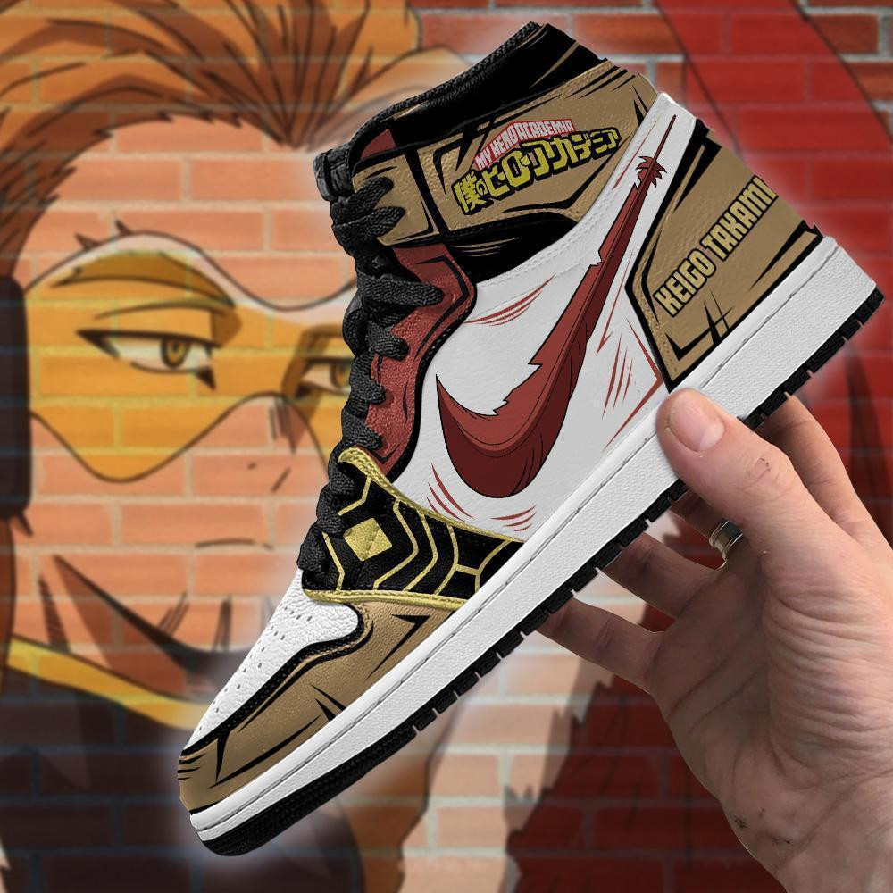 Keigo Takami Hawks Hero J1s Sneakers -  My Hero Academia - Angle 4