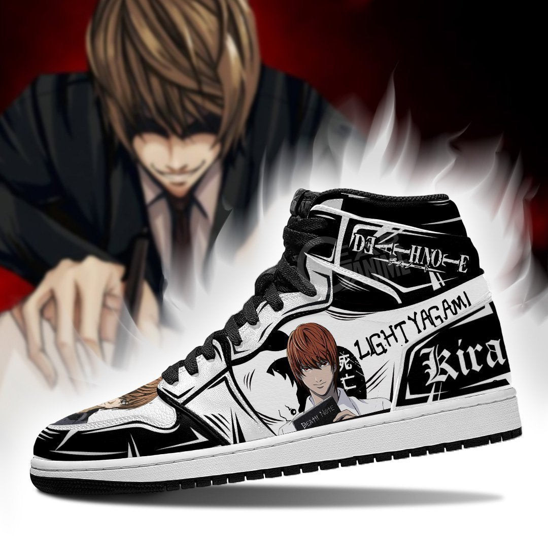 Kira Light Yagami Sneakers Death Note Anime Shoes Fan -  Death Note - Angle 3