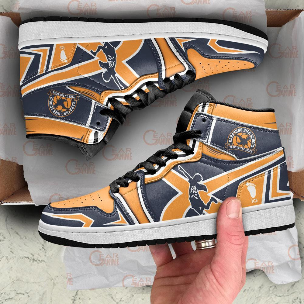 Karasuno High Sneakers Haikyuu Anime Shoes -  Haikyu!! - Angle 3