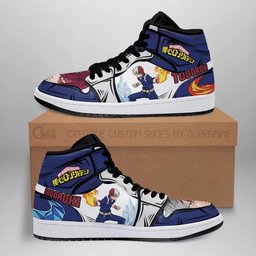 BNHA Shoto Todoroki Sneakers Anime Shoes -  My Hero Academia - Angle 1