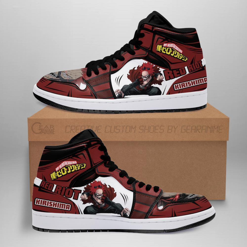 BNHA Eijiro Red Riot Sneakers Anime Shoes -  My Hero Academia - Angle 1