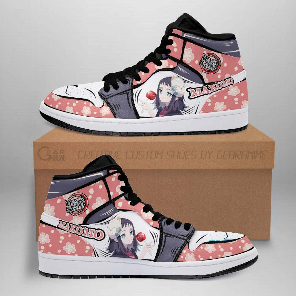 Makomo Sneakers Anime Shoes -  Demon Slayer: Kimetsu no Yaiba - Angle 1