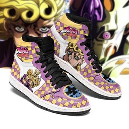 JoJo's Bizarre Adventure Sneakers Giorno Giovanna Anime Shoes - 1 - GearAnime