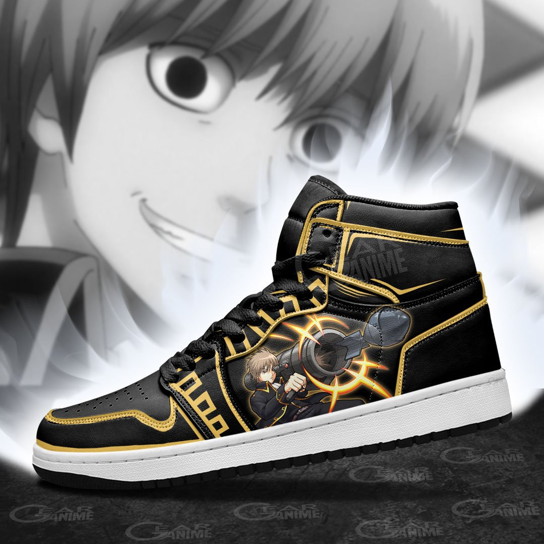 Okita Sougo Sneakers Gintama Custom Anime Shoes -  Gintama - Angle 3