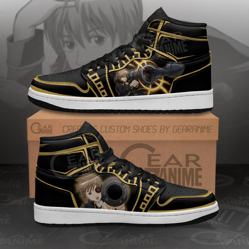 Okita Sougo Sneakers Gintama Custom Anime Shoes -  Gintama - Angle 1