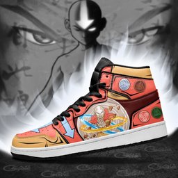 Avatar Aang Sneakers The Last Airbender Anime Shoes -  Avatar The last Airbender - Angle 4
