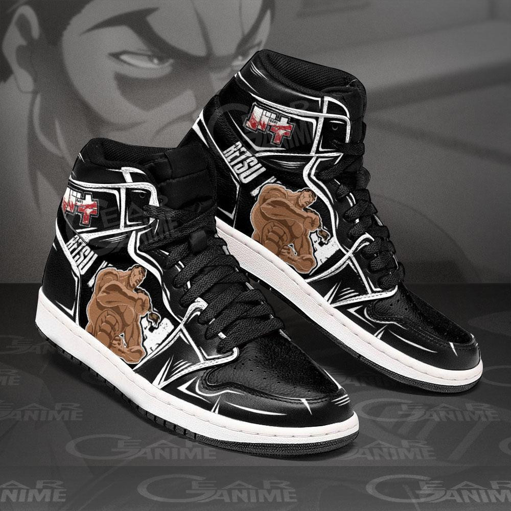 Retsu Kaioh Sneakers Baki Custom Anime Shoes -  Baki the Grappler - Angle 2