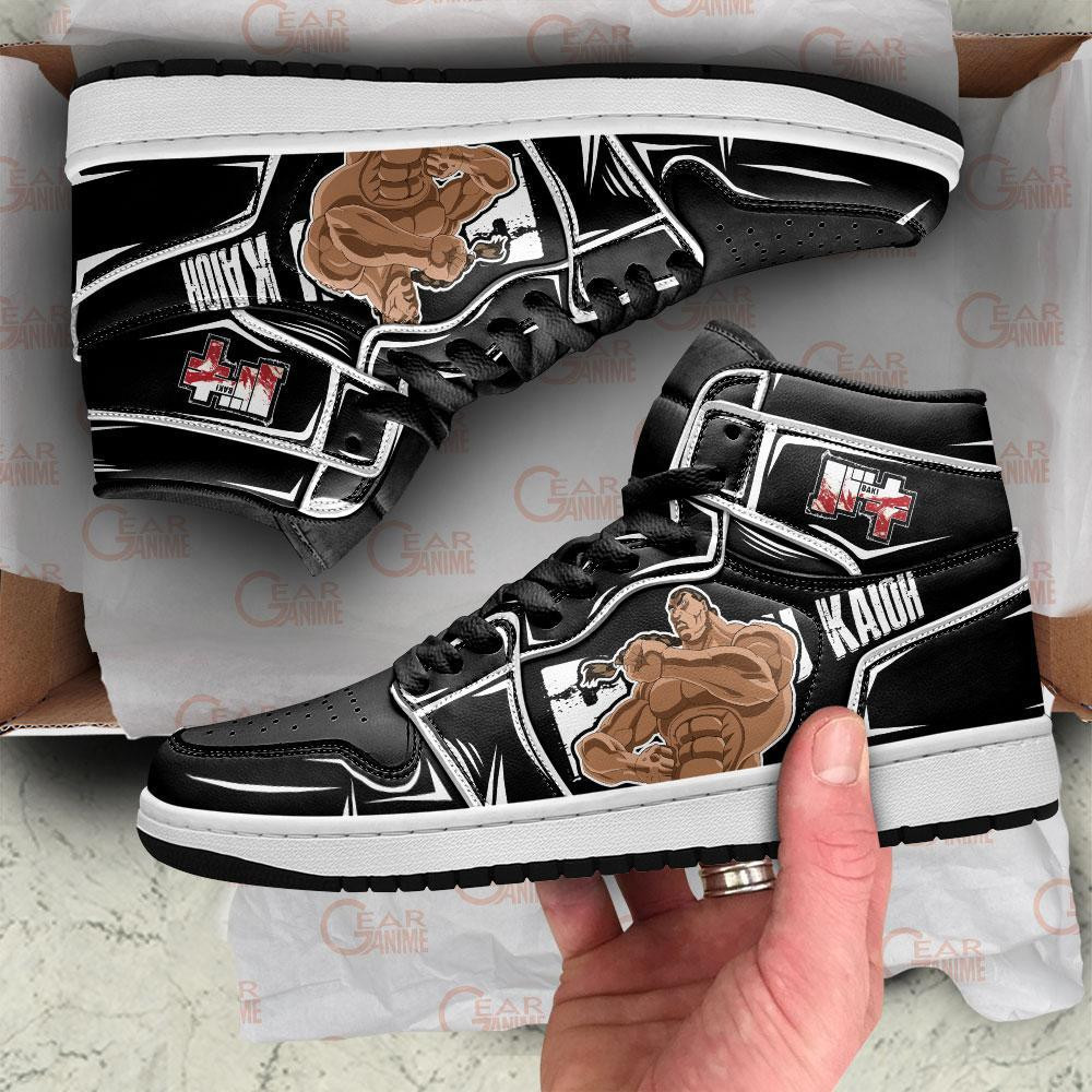 Retsu Kaioh Sneakers Baki Custom Anime Shoes -  Baki the Grappler - Angle 3