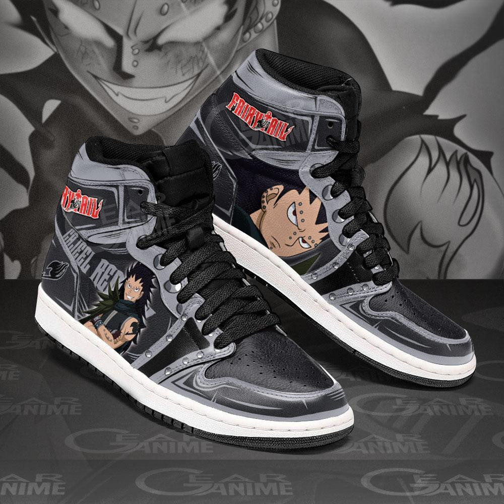 Gajeel Redfox Sneakers Anime Fairy Tail Shoes -  Fairy Tail - Angle 3