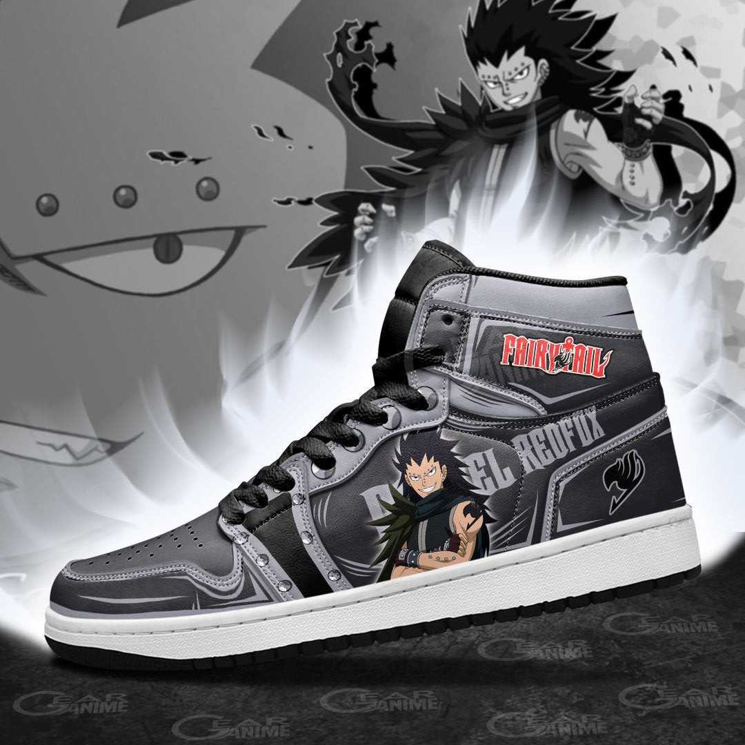 Gajeel Redfox Sneakers Anime Fairy Tail Shoes -  Fairy Tail - Angle 4