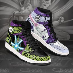 Frieza And Perfect Cell Sneakers Dragon Ball Custom Anime Shoes -  Dragon Ball Z - Angle 2