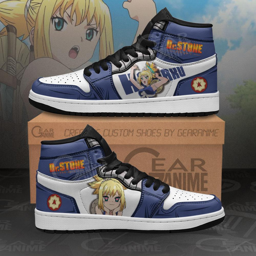Kohaku Custom J1 Sneakers Dr. Stone Anime -  Dr. Stone - Angle 1