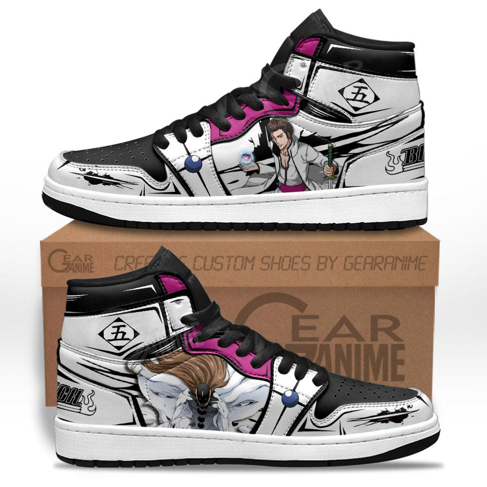 Bleach Sosuke Aizen Sneakers Anime Shoes -  Bleach - Angle 1