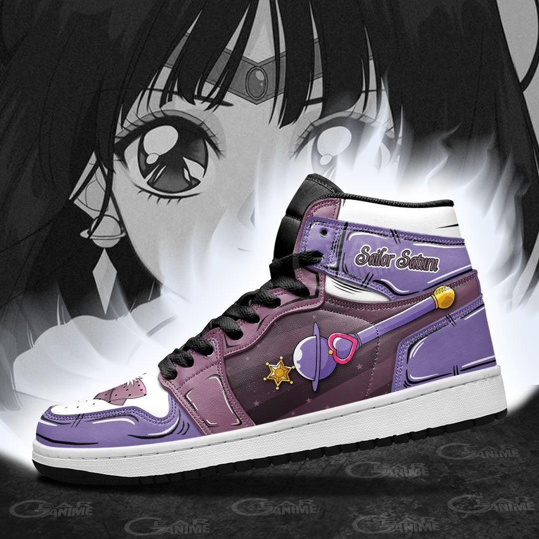 Sailor Saturn Sneakers Sailor Anime Shoes -  Sailor Moon - Angle 4