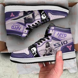 Afro Samurai Sio Sneakers Custom Anime Shoes MN11 - 3 - GearAnime