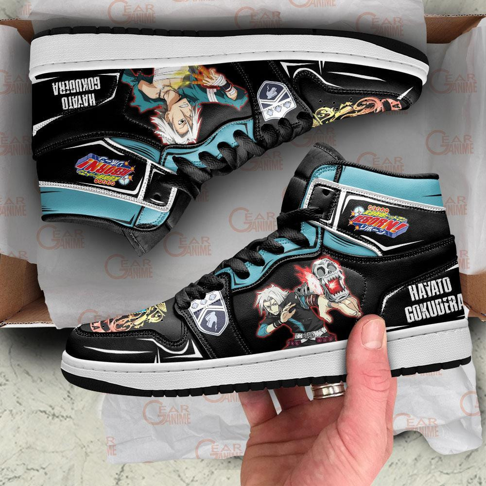 Hayato Gokudera Sneakers Custom Hitman Reborn Anime Shoes - 4 - GearAnime